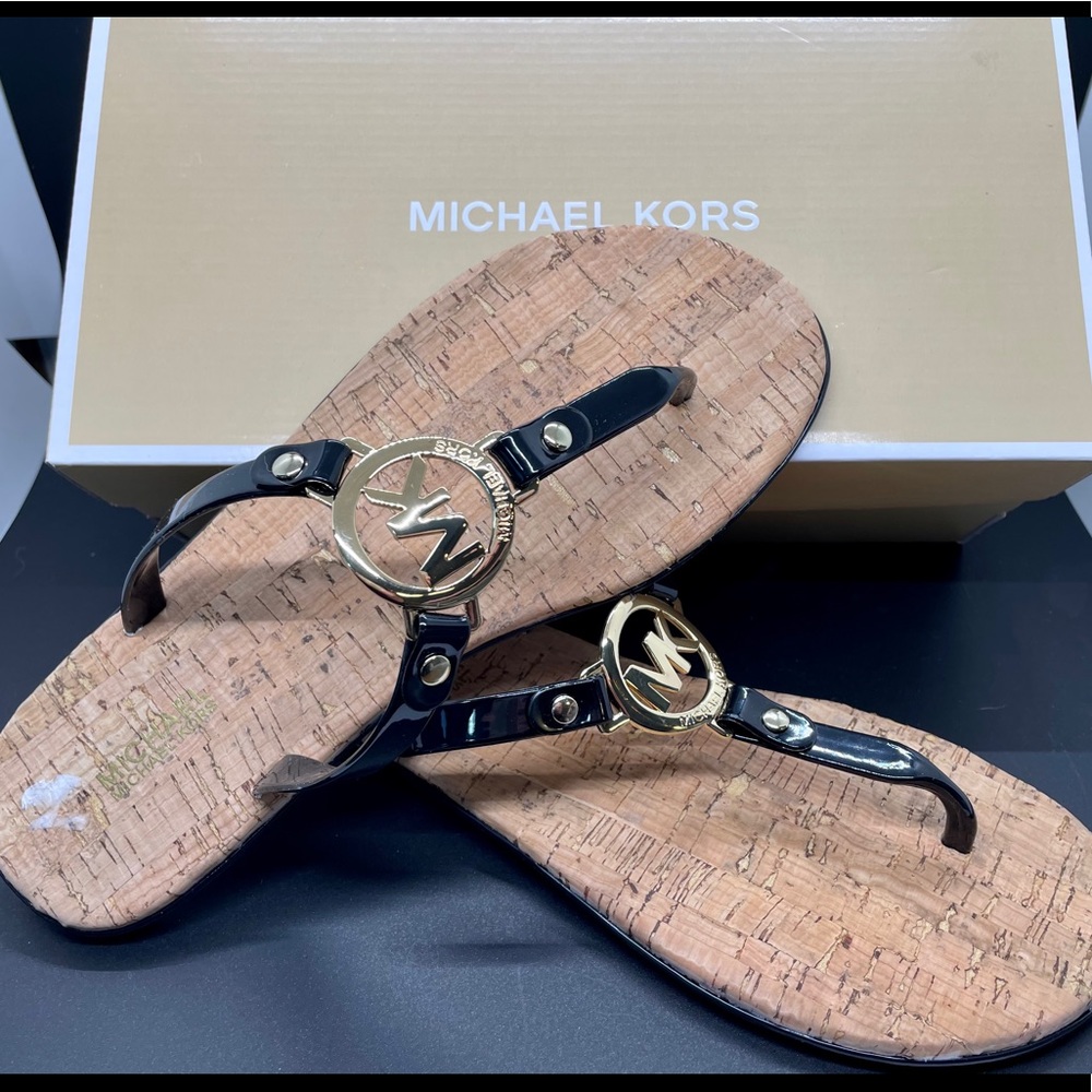 NIB Michael Kors MK Charm Jelly Sandals size 8